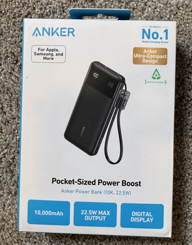 Anker Pocket Sized Power Boost Portable Charger/Juice Pack