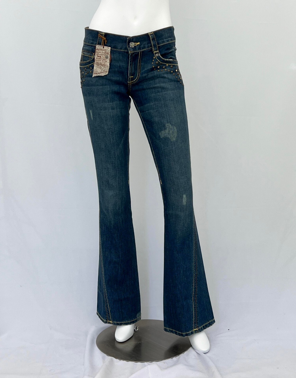 【COLOR iN ID】Black Vintage Wide Denim Size 28x31 Vintage 90s Edwin Classic Black Jeans Stone