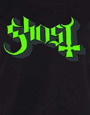 Ghost Grün Keyline Logo offiziell damen Skinny Fit T Shirt