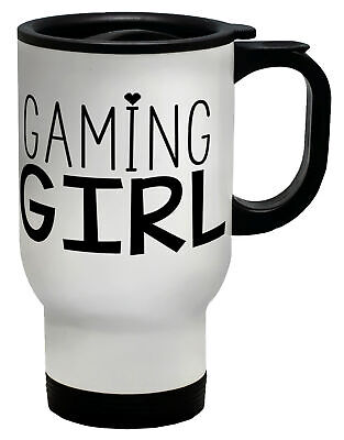 Gaming Girl Travel Mug Cup