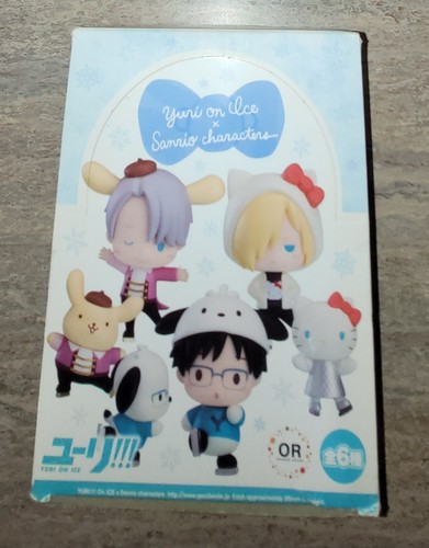 Yuri!!! on ICE Sanrio Characters Figure Mini Complete 6 Set