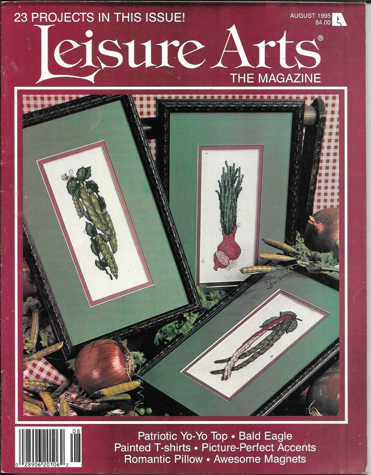 Leisure Arts Magazine August 1995 - 23 Projects