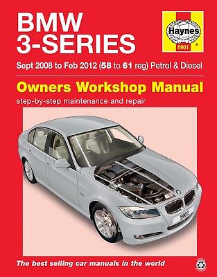 5901 Haynes BMW 3-Series (Sept 2008 to Feb 2012) 58 - 61 Workshop Manual