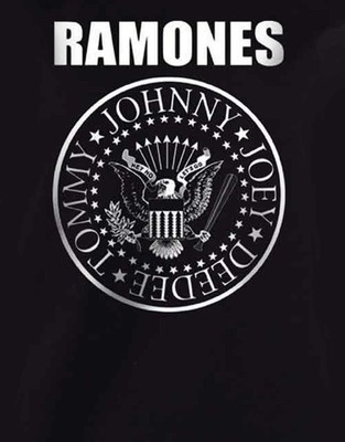 Ramones Classic Seal Band Logo offiziell damen Nue Skinny Fit T Shirt