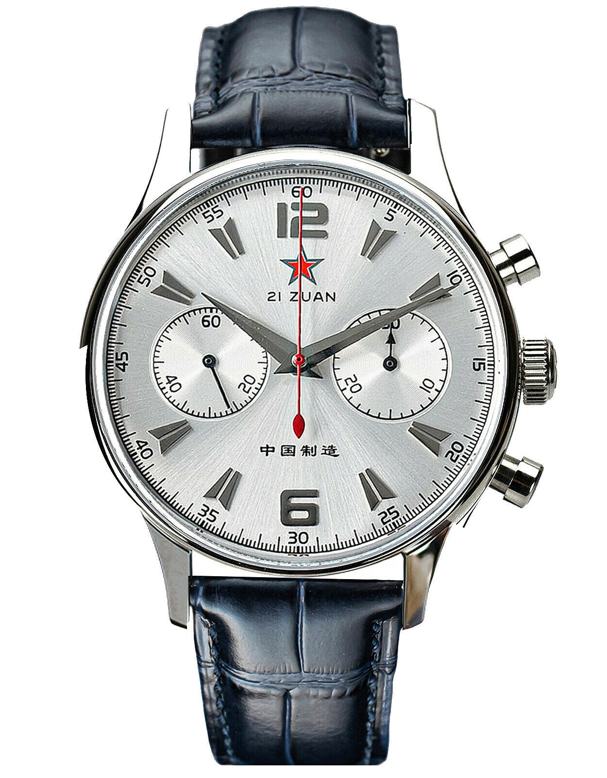 Pre-owned Sugess Glacier Silver X Gold Swan Neck Mechanical Watch Seagull 1963 Supank095sn