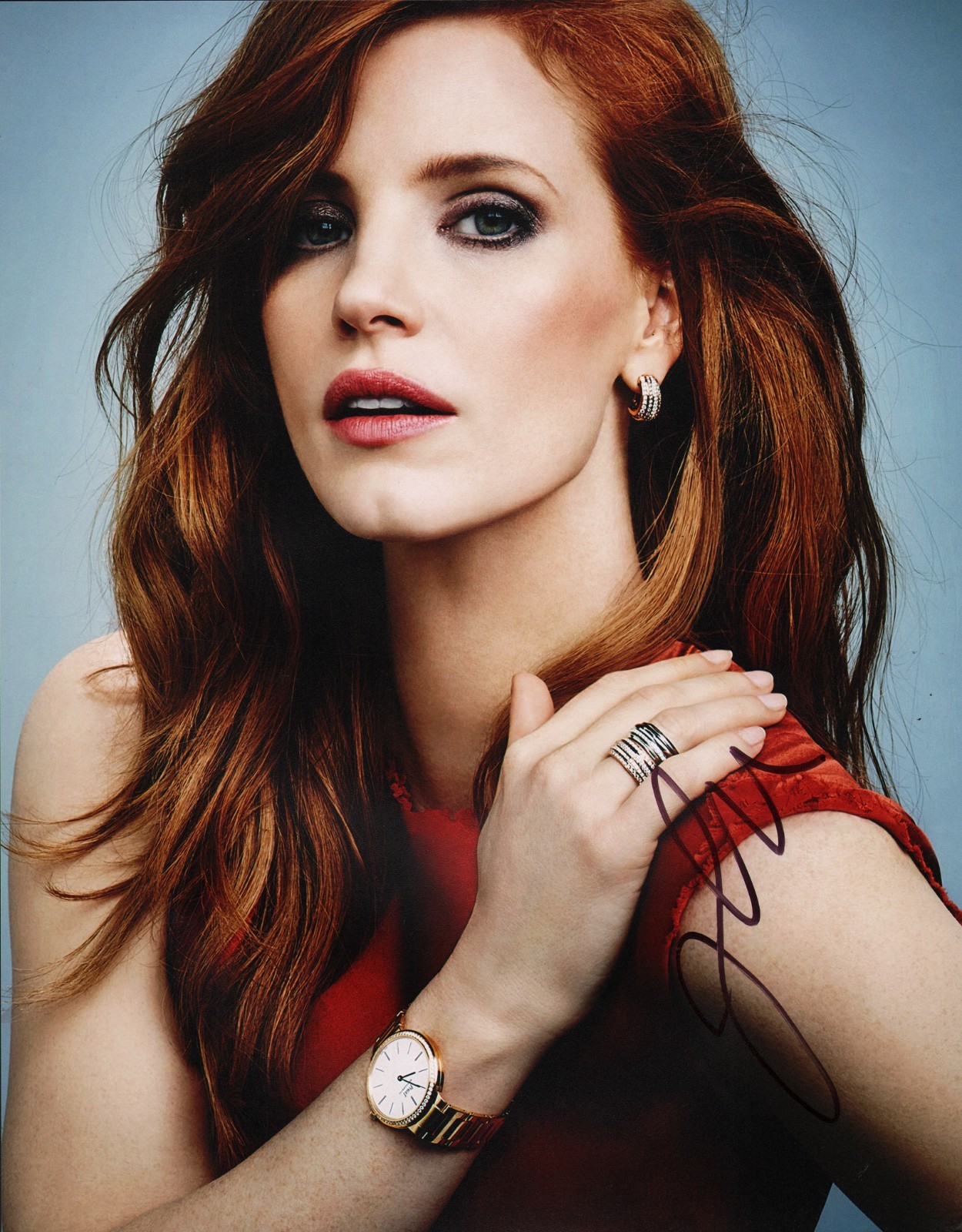 ジェシカ・チャスティン直筆サイン入り超大型写真…Jessica Chastain ジェシカ・チャスティン直筆サイン入り超大型写真…Jessica