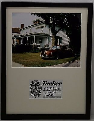 Limited Edition Print Tucker with Preston Tucker's Home Signed by Tucker Family!