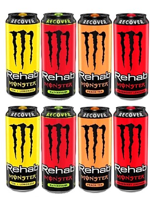 Monster Rehab Variety Pack 15.5 ounce (Pack of 8)