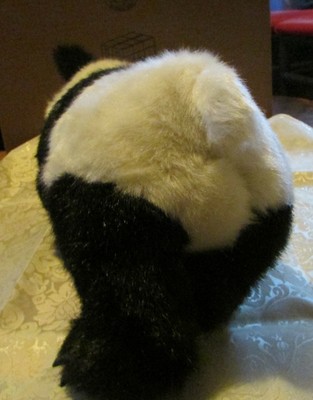 FOLKMANIS PANDA BEAR HAND PUPPET STUFFED PLUSH ANIMALS