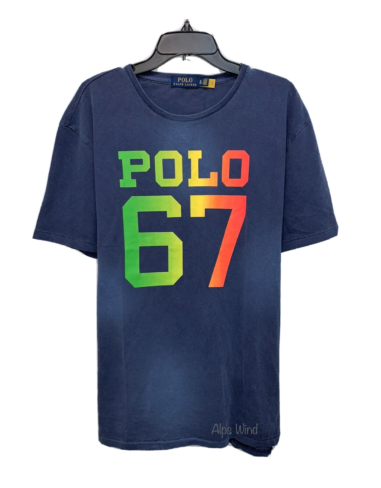 美品】ポロラルフローレン シアサッカー オープンカラーシャツ