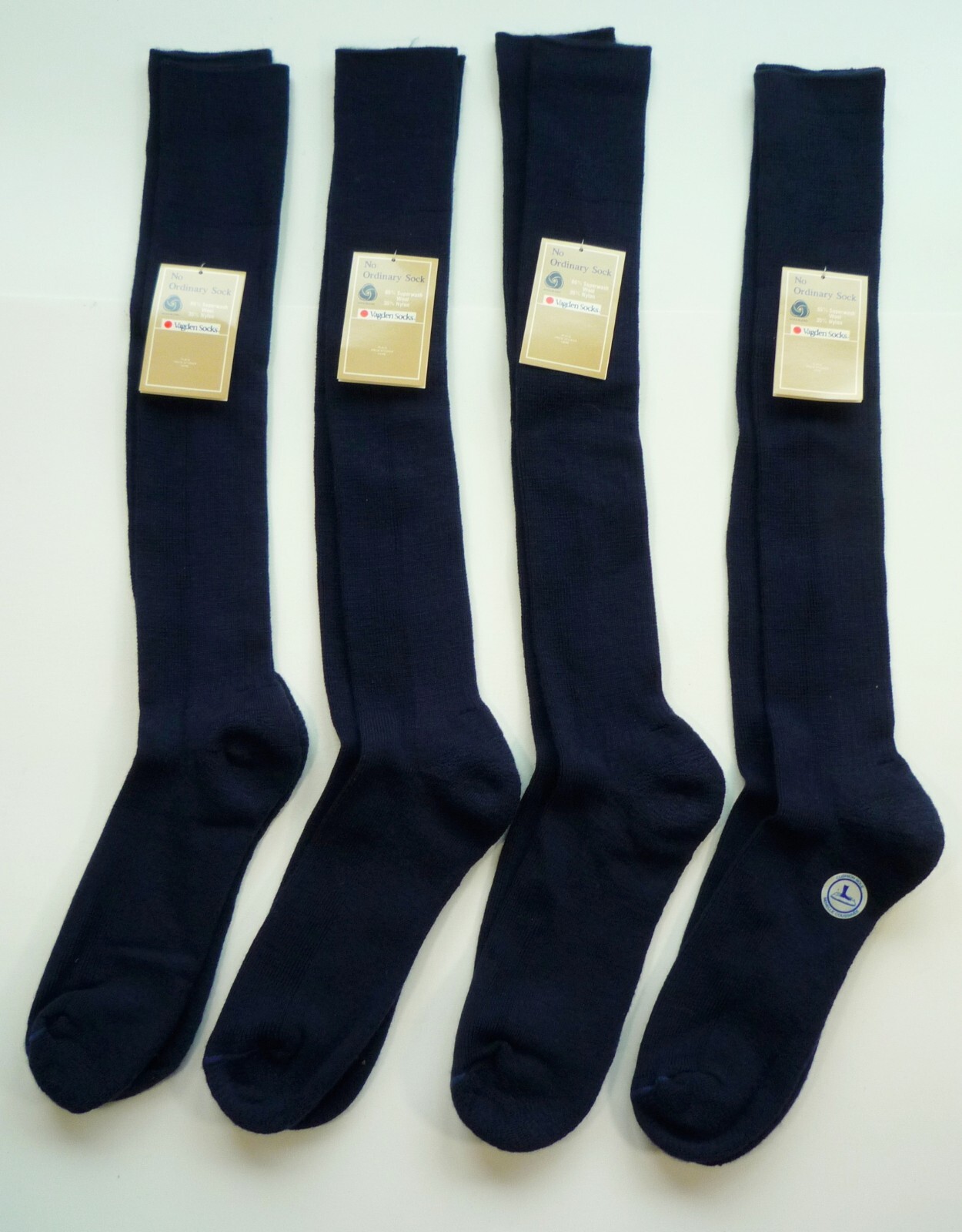 Superwash Wool & Nylon Navy New Old Stock