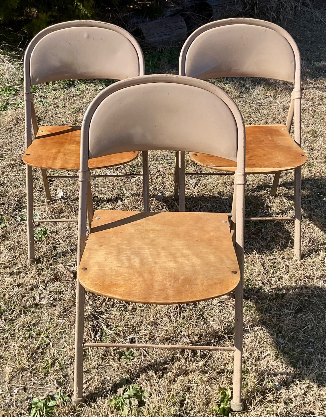 Vtg mid century mcm American Seating Co. Metal & Wood Vtg mid century mcm American Seating Co. Metal & Wood