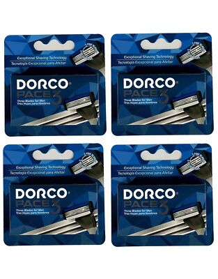 Dorco Pace 3 - Three Razor Blade Shaving System- Value Pack 