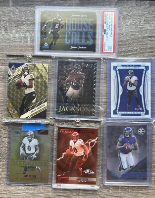 Lamar Jackson 1/1 Lot, National Treasures, Select, Gold Vinyl, Black, Red + more