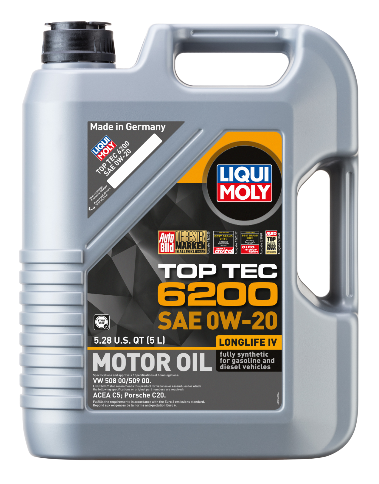 LIQUI MOLY 0W-20 エンジンオイル 5L ☆ 5L Liqui Moly 0W-20 Molygen New Generation MFC Synthetic