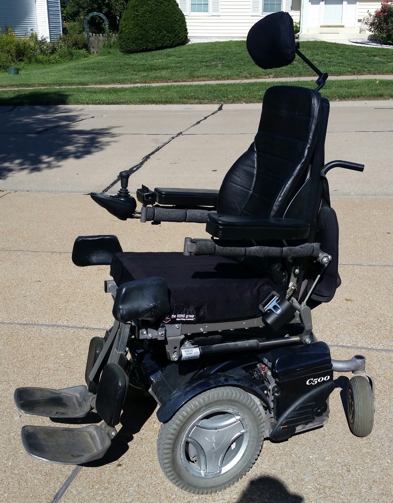 Permobil C500 Electric Wheelchair Power Recline, Tilt & Leg Rest, ROHO cushion