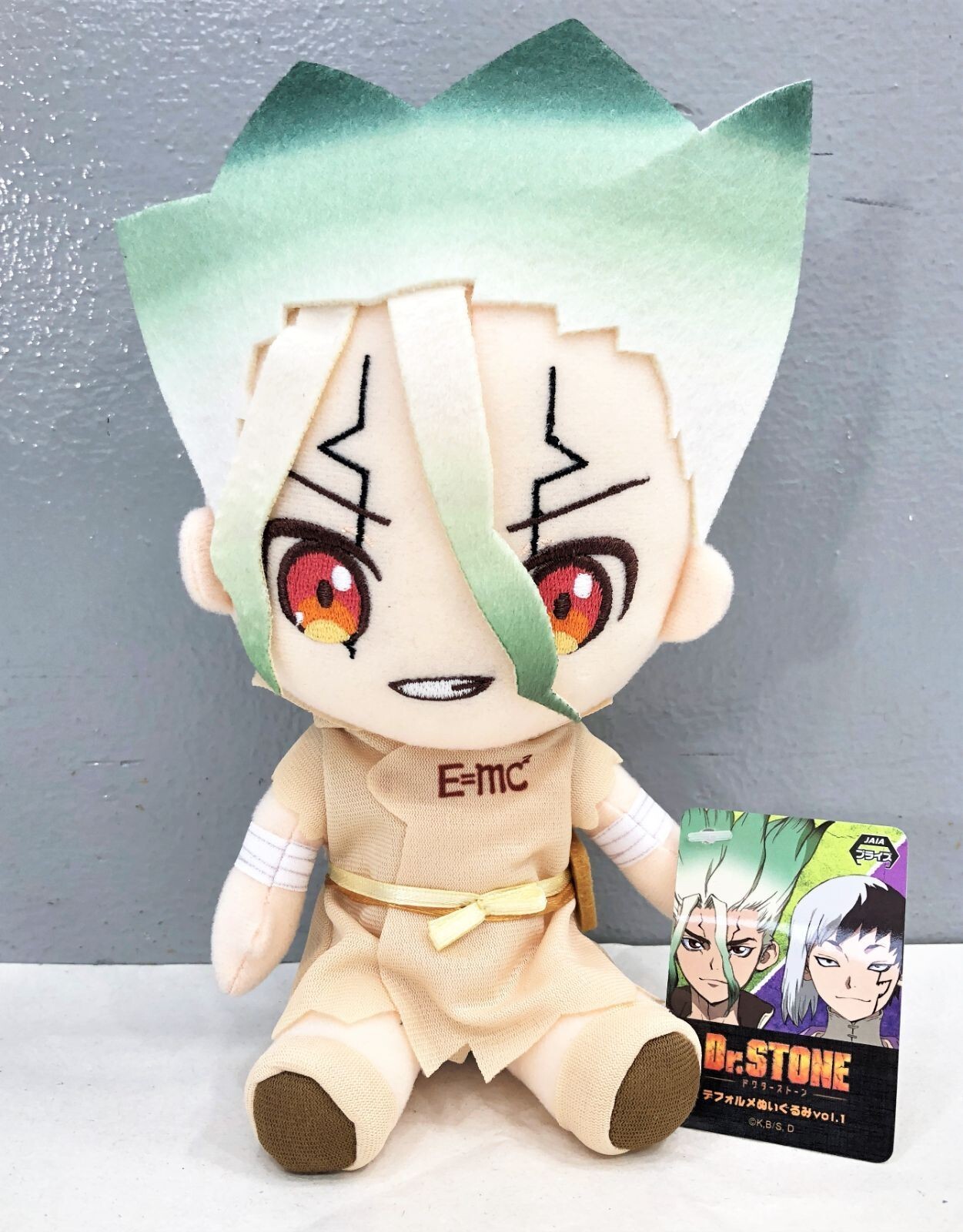Dr.STONE SENKU ISHIGAMI Plush Doll 16cm Deformed Toy Vol.1 TAITO
