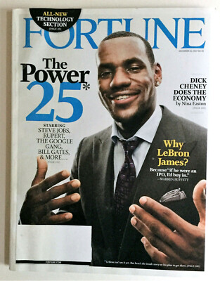 Fortune Magazine December 10, 2007 Lebron James Steve Jobs Bill Gates Power 25