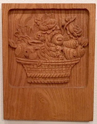 Evelyn Ackerman Decorative Wall Carving, Vintage 1960s