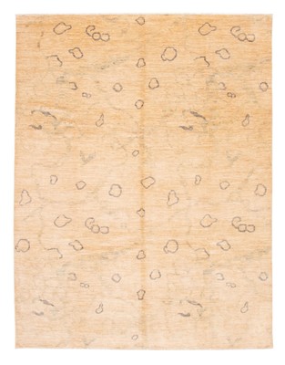 Transitional Hand-knotted Carpet 9'0'' x 11'9'' Wool Area Rug