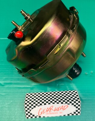 Bendix Power Brake Booster 9'' Gold Zinc Steel Dual Diaphragm