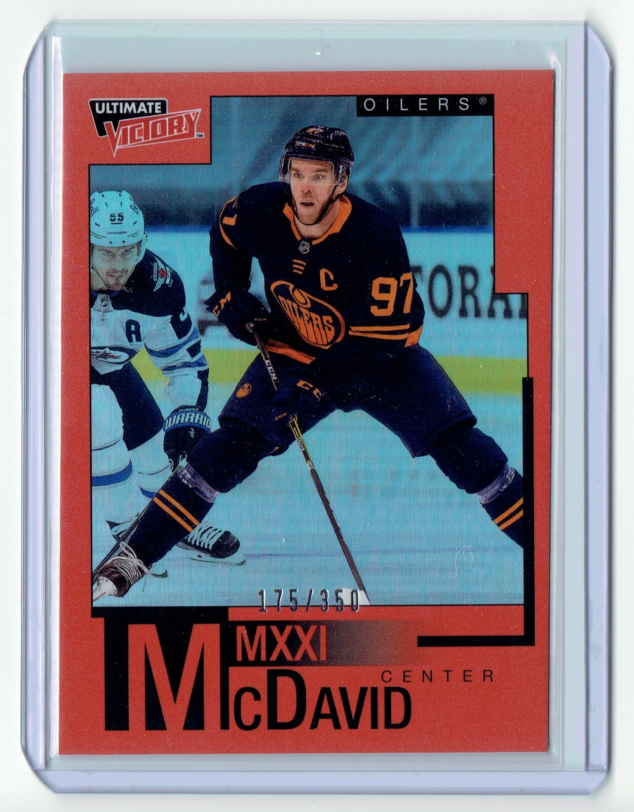 ●M.C. DEE 20-21 UD EXTENDED SERIES #CM-1 MMXXI RED FOIL CONNOR McDavid