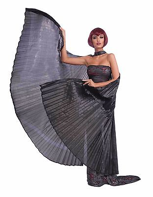 Black Goddess Wings Cleopatra Costume Egyptian Adult Womens Theatrical Wing BIG