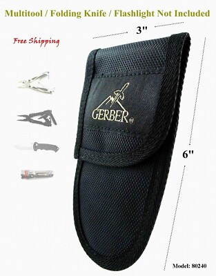 1 LARGE SIZE 15cm x 8cm UNUSED GERBER MULTI TOOL POUCH