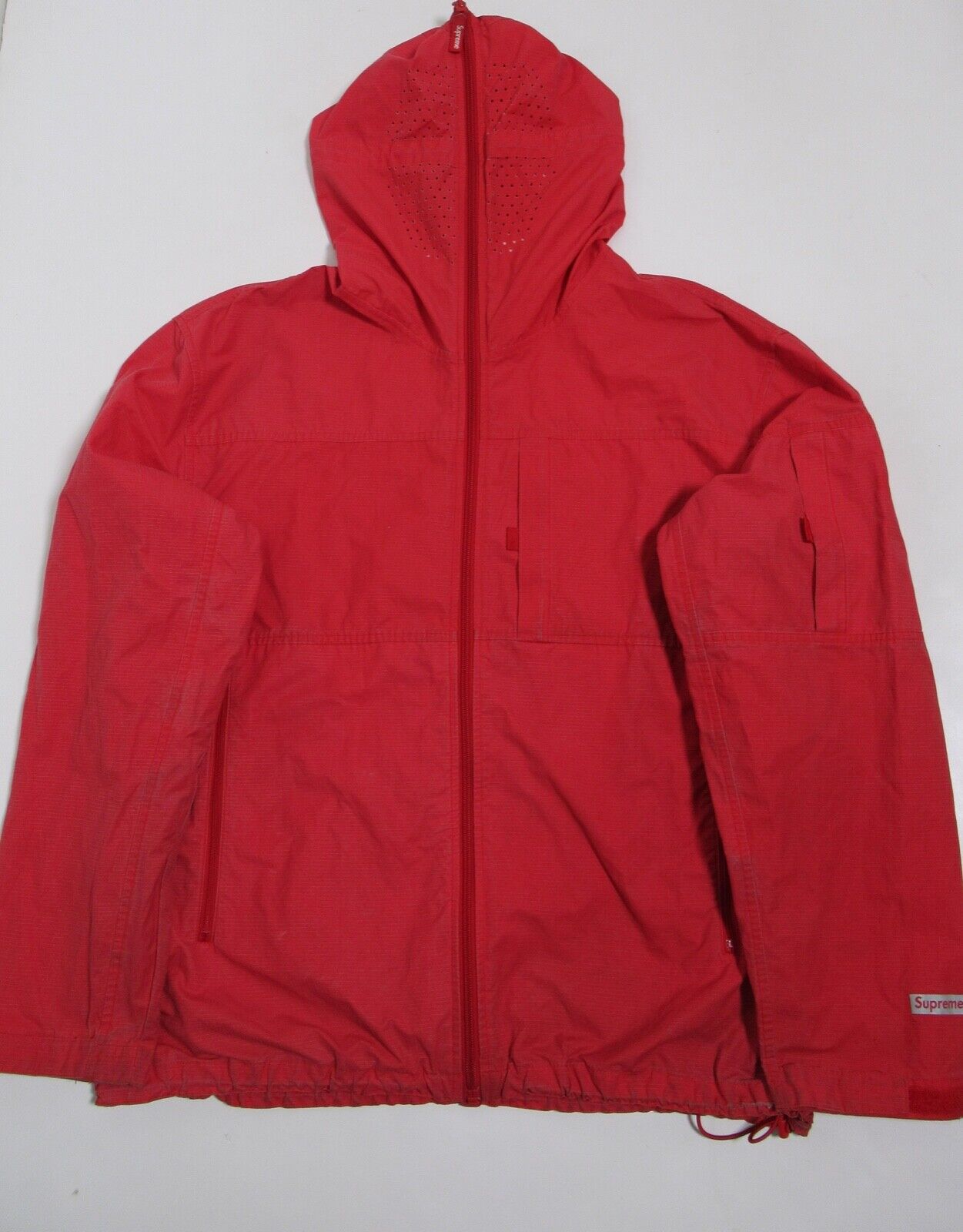 Supreme Men's Full Zip Facemask Jacket Red Size L Spring Supreme Men's Full Zip Facemask Jacket Red Size L Spring
