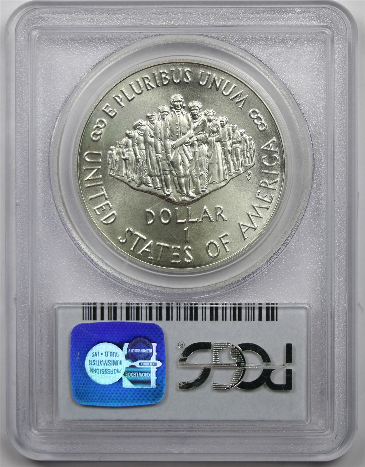 1987-P Constitution $1 PCGS MS 69 Modern Commemorative Silver