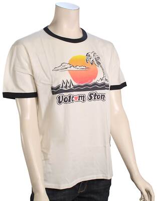 

Женская футболка Volcom Truly Ringer — звездно-белая — новинка, Белый