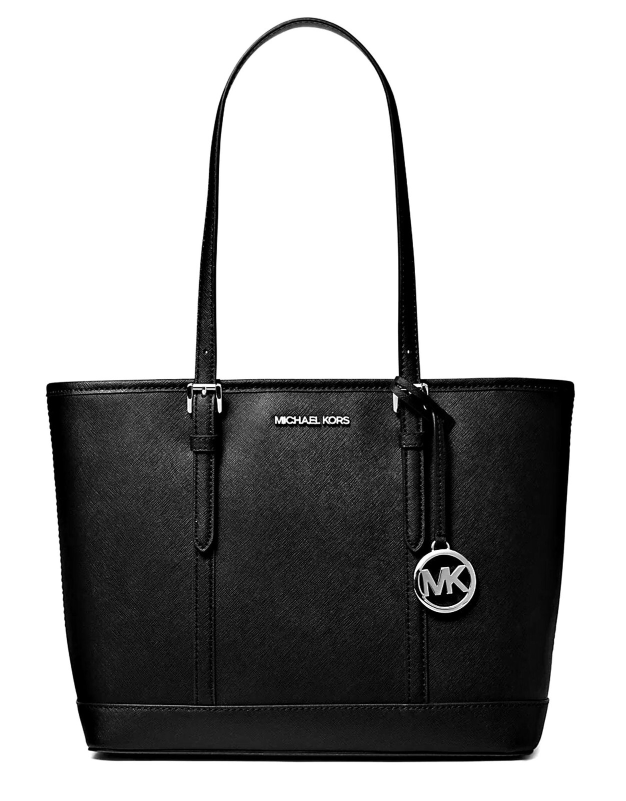 Сумка Michael Kors Сумка Jet Set Travel SM TZ Shldr Tote BlackSilver новая