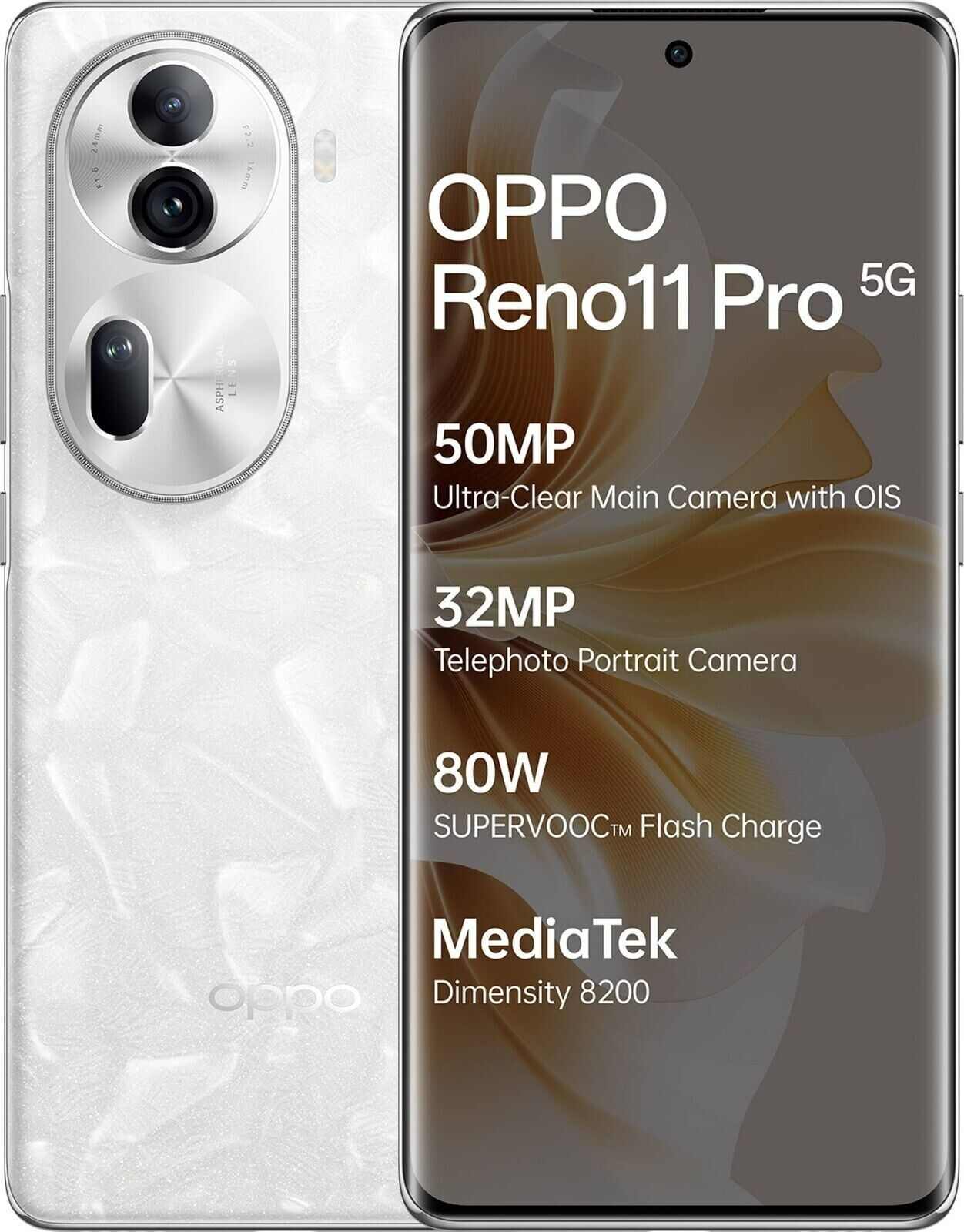 OPPO Reno 11 Pro 5G (White 256 GB 12 GB RAM) 6.7 OPPO Reno 11 Pro 5G (White 256 GB 12 GB RAM) 6.7