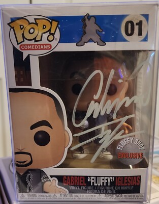 FUNKO POP Gabriel Iglesias #01 AUTOGRAPHED Fluffy Shop Exclusive