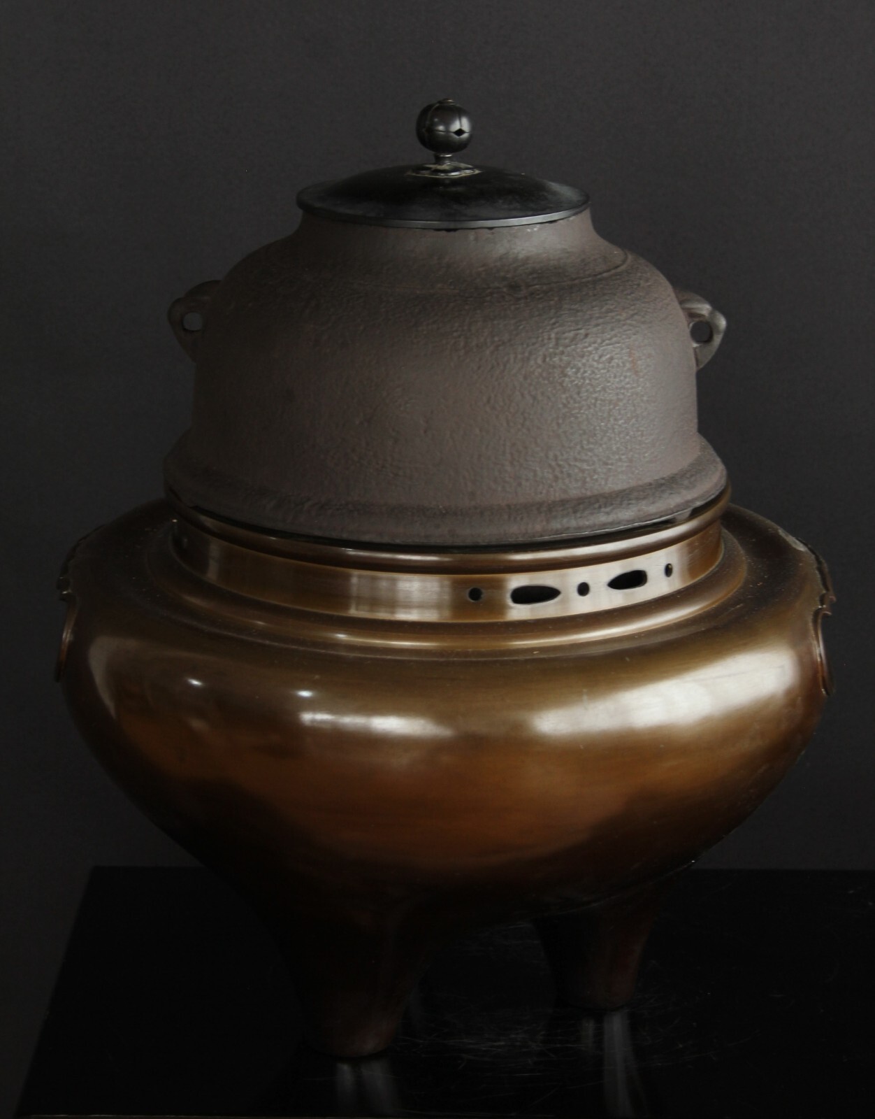 銅羅　30センチ　　茶道具 未使用的日本铸铁Chagama /铜Furo | eBay