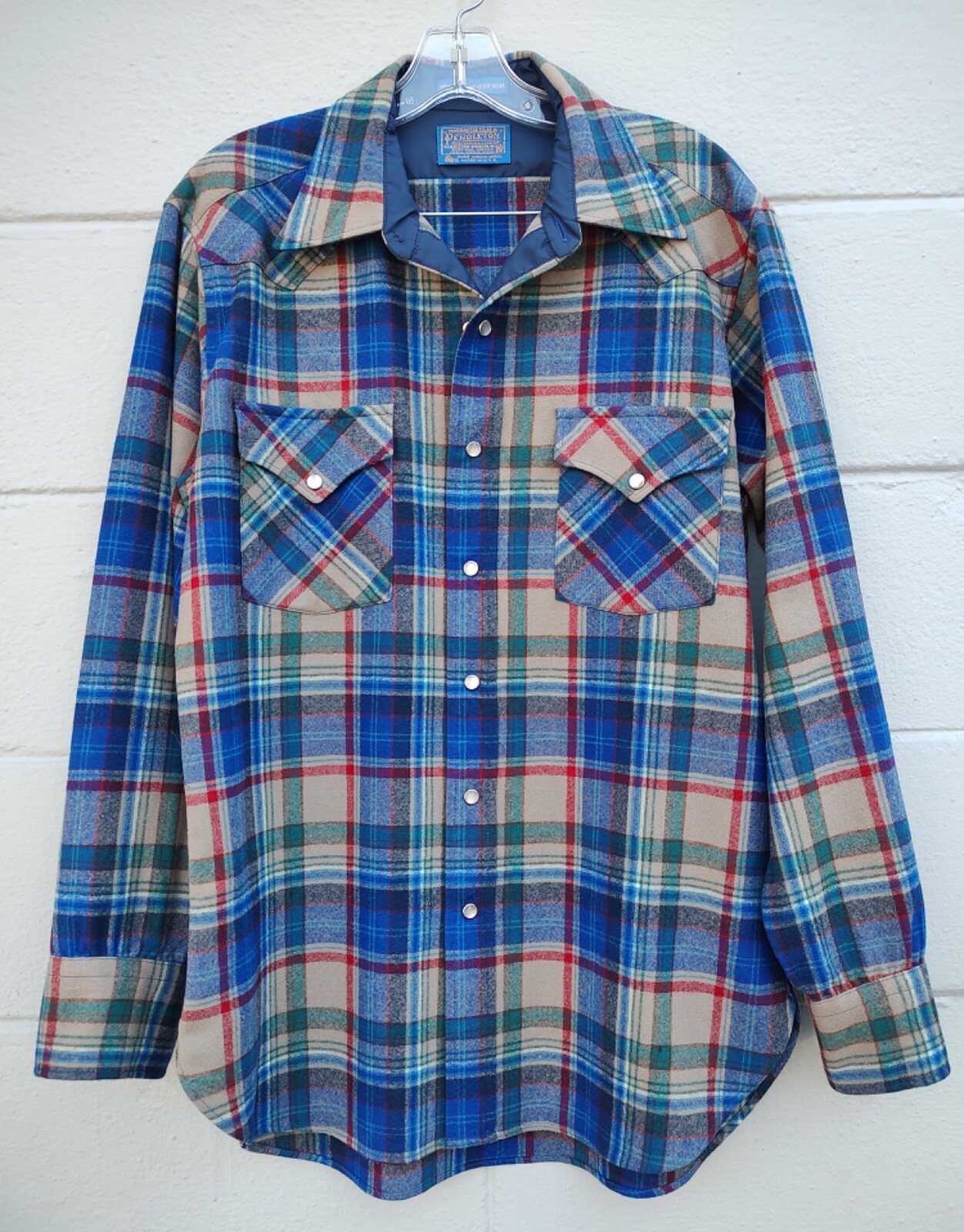 Pendleton Canyon Shirt High Grade Western Wear Virgin Wool