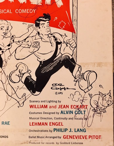 Lil Abner signed Stage Play Album with Program