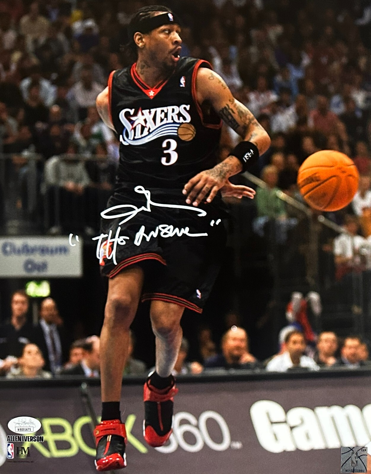 スポーツ選手 Allen Iverson auto NBA Allen Iverson auto signed inscribed 11x14 photo Philadelphia