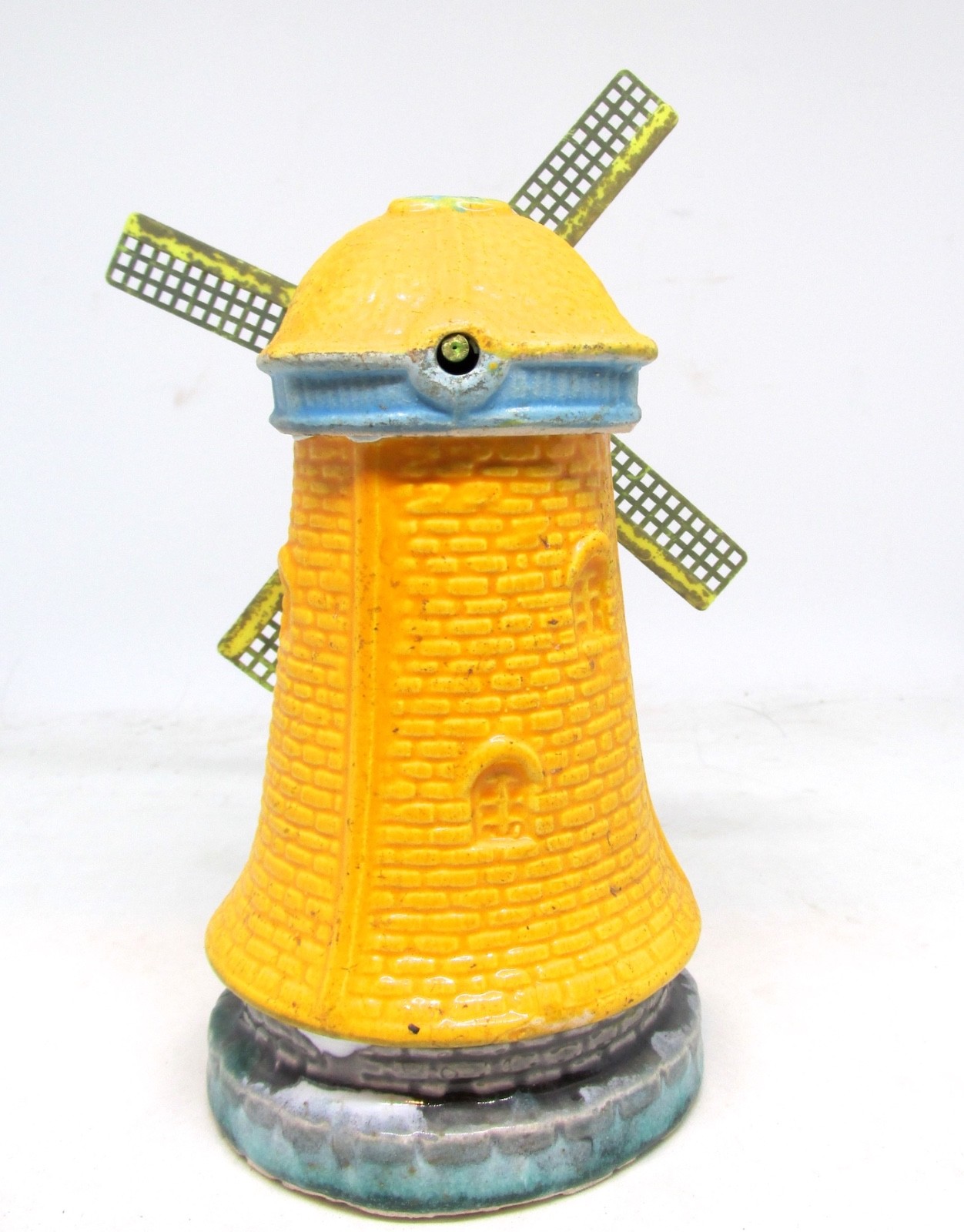 Old Chalkware Aquarium Windmill