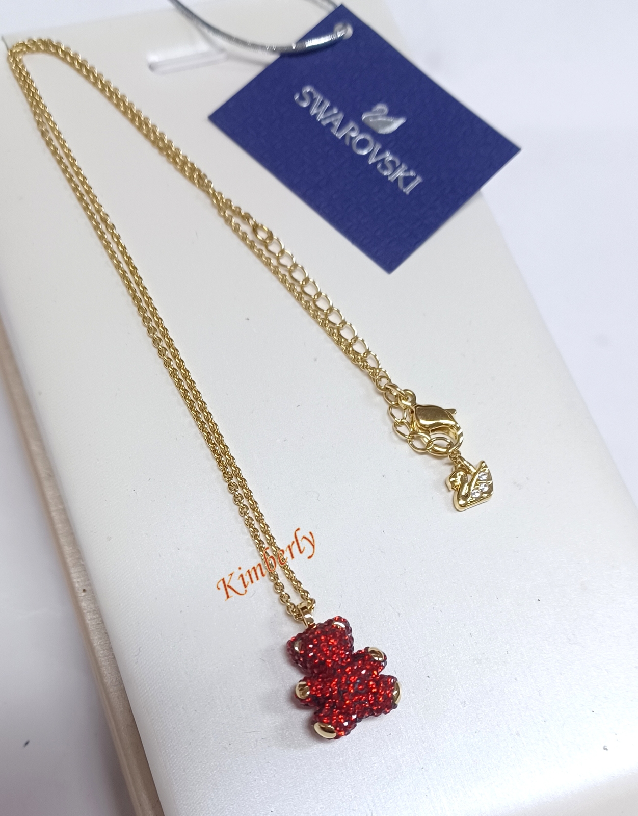 SWAROVSKI　Teddy ペンダント 愛らしいテディベア *SWAROVSKI* Teddy ペンダント*遊び心溢れる