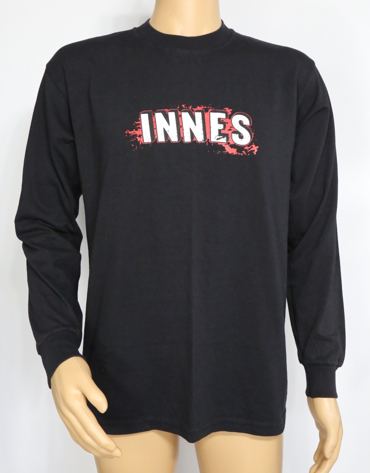 90-00s Innes Skateboardイネス Tシャツ L相当 ブラック Vintage 90s Innes Skateboarding T-shirt Rare Old School