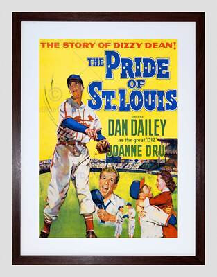 FILM PRIDE ST LOUIS SPORT BIOGRAPHY DIZZY DEAN CUBS CARDINALS ART PRINT B12X5559