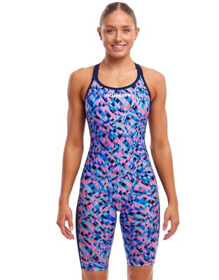 Funkita Warp Tour Fast Legs Legsuit - Blue/Multi