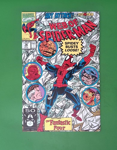 36 Comic books アメコミ Web of Spider-Man #76 Vol. 1 1991 Marvel Comics High Grade