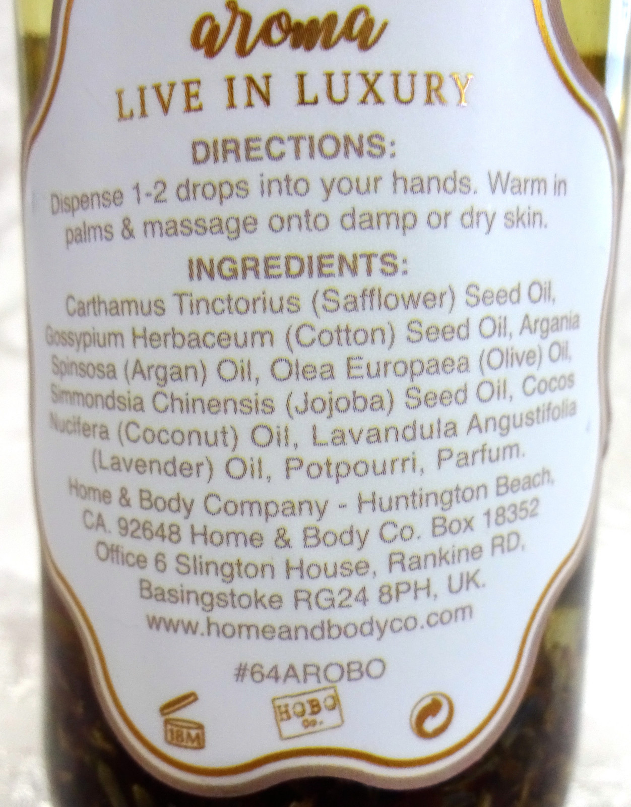 Lavender Sage Body Oil w/ Olive, Coconut, Jojoba, Argan Oils & More + Buds 4 oz