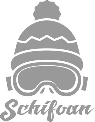 Autoaufkleber Skifahren  025 Ski skiing Aufkleber Wintersport Schnee