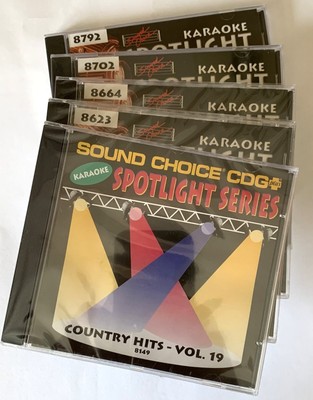 SOUND CHOICE SPOTLIGHT 5 DISC LOT - ONLY A FEW LEFT AT THIS PRICE! - BRAND NEW!