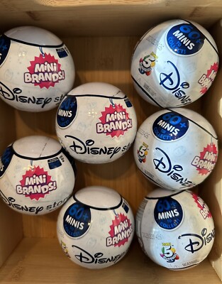 Zuru 5 Surprise Mini Brands Disney Store Edition Qty 7 NEW