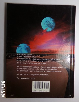 Dune Storybook Hardcover Frank Herbert David Lynch Sting Kyle MacLachlan 1984