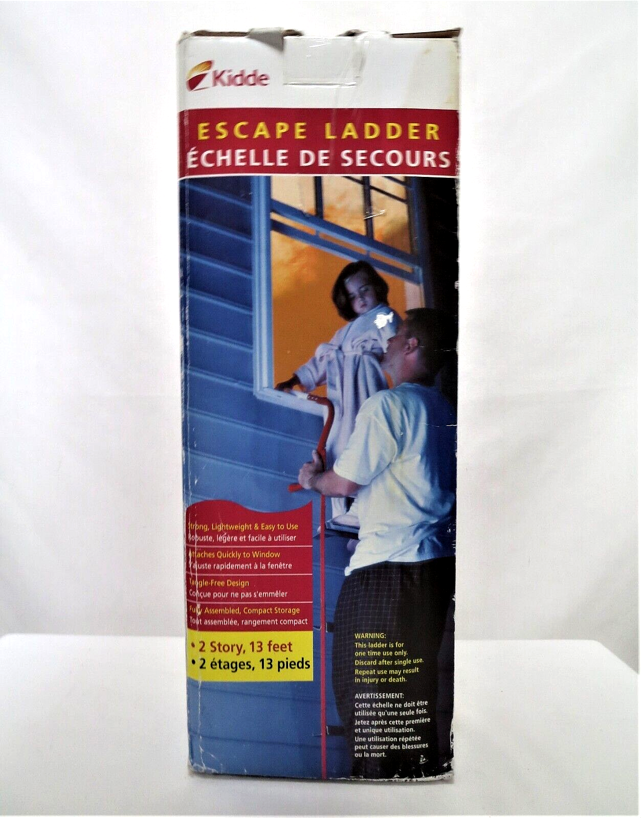 Kidde 468093 Fire Escape Ladder, 2-Story, 13 Feet, New, Open Box